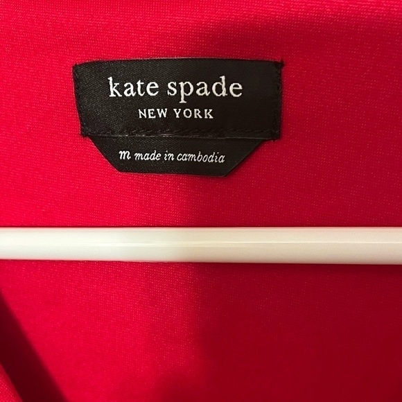 Kate Spade Red ‘all dolled up’ Red Cropped Pajama/Lounge Set Sz M NWT - Picture 3 of 7